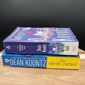 Dean Koontz Set of 2 Horror Suspense Thriller Mystery Paperback Books